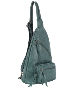 Fashion Convertible Sling Bag Backpack JNM-0112 DARK BLUE